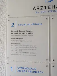 Steinlachpraxis Dres. med. Hägele, Müller u. Ch. Schütz