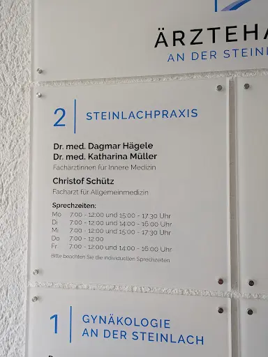 Steinlachpraxis Dres. med. Hägele, Müller u. Ch. Schütz