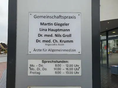 Martin Giegeler, Lina Hauptmann, Dr. med. Nils Groll
