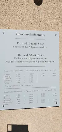 Dr. Med. Martin u. Bettina Seitz