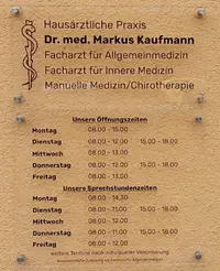 Hausärztliche Praxis Dr. med. Markus Kaufmann
