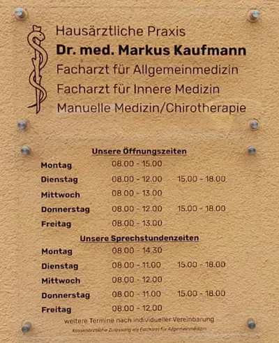 Hausärztliche Praxis Dr. med. Markus Kaufmann