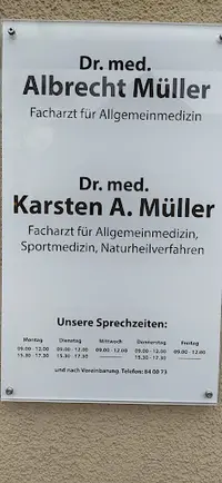 Albrecht Müller Arzt für Allgemeinmedizin