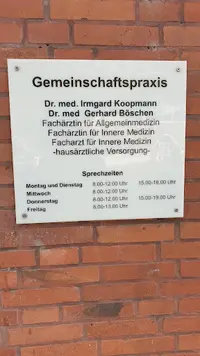 Dr.med. Irmgard Koopmann & Dr. med. Gerhard Böschen