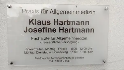 Klaus Hartmann Arzt für Allgemeinmedizin