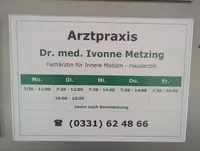 Arzt für Innere Medizin - Hausarzt Ivonne Metzing
