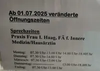 Frau Irina Haag, Fachärztin für Innere Medizin