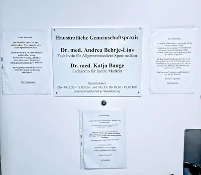 Hausärztliche Gemeinschaftspraxis Drs. Behrje-Lins/Bange