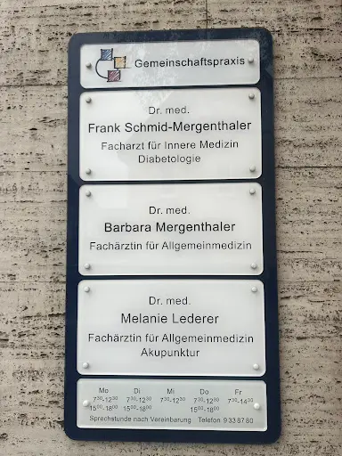 Allgemein- und Innere Medizin - Dres. Schmid-Mergenthaler, Mergenthaler, Lederer, Strecker