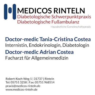 Medicos Rinteln – Diabetologie & Allgemeinmedizin – Dr. Tania-Cristina & Dr. Adrian Costea