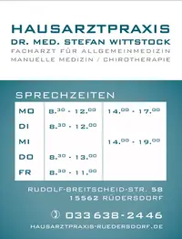 Hausarztpraxis Dr. med. Stefan Wittstock
