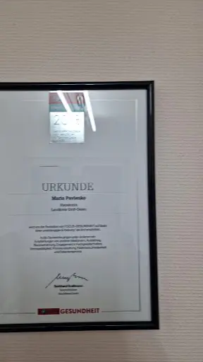 Praxis f. Allgemeinmedizin, Naturheilkunde, Akupunktur. Maria Pavlenko