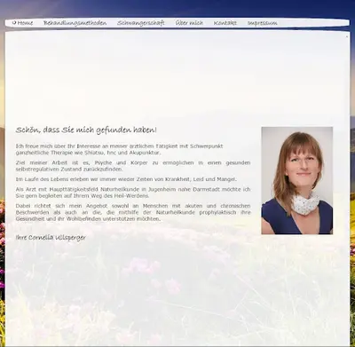 Hausarzt für Naturheilkunde und ganzheitliche Therapie Cornelia Ullsperger