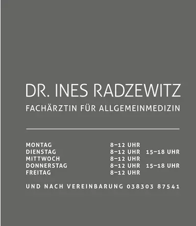 Dr. Ines Radzewitz - Fachärztin für Allgemeinmedizin