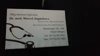 Dr. med. Marcel Anghelescu Facharzt Allgemeinmedizin