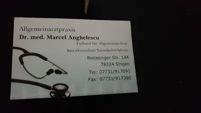 Dr. med. Marcel Anghelescu Facharzt Allgemeinmedizin