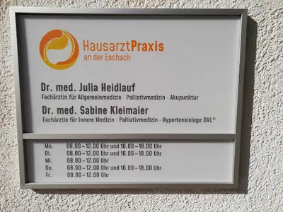 Hausarztpraxis an der Eschach (Fr. Dr. Heidlauf und Fr. Dr. Kleimaier (ehem. Dr. Erdel))