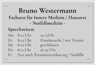 Bruno Westermann Facharzt für Innere Medizin