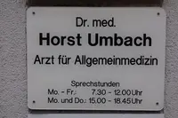 Dr. med. Horst Umbach