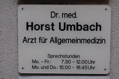 Dr. med. Horst Umbach