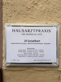 Hausarztpraxis am Marktplatz, Jill Geiselhart
