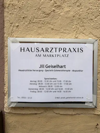 Hausarztpraxis am Marktplatz, Jill Geiselhart